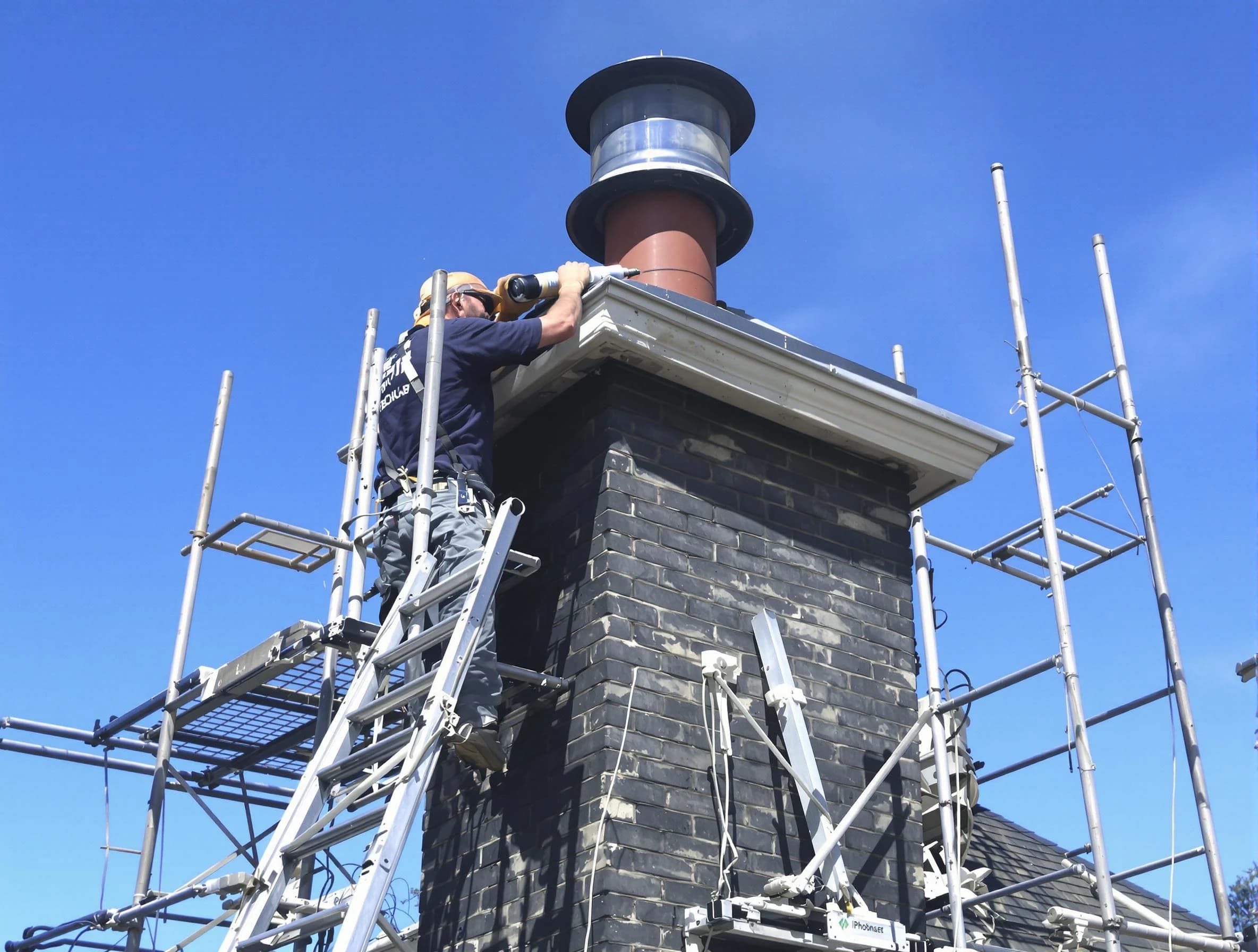Sturdy chimney crown finished by Columbia Chimney Sweep in Columbia, TN