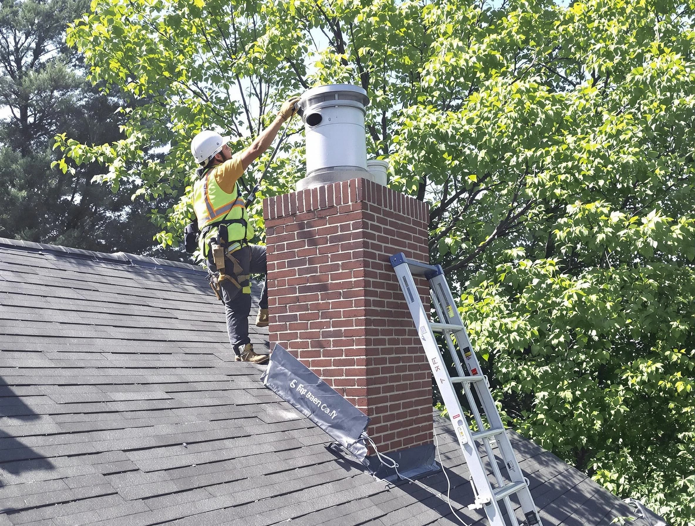 Chimney liner inspection by Columbia Chimney Sweep in Columbia, TN
