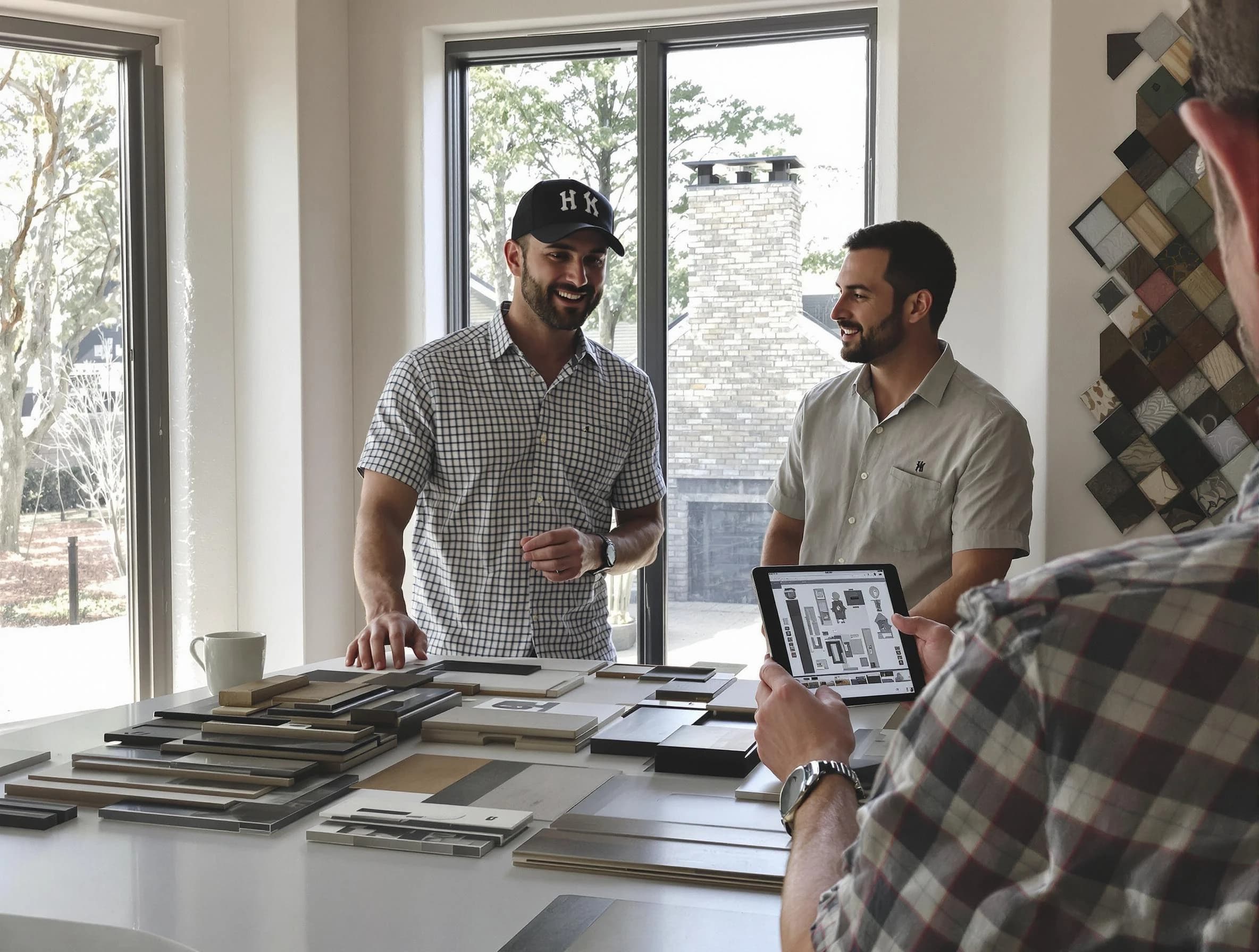 Columbia Chimney Sweep remodeling a chimney and fireplace in Columbia, TN