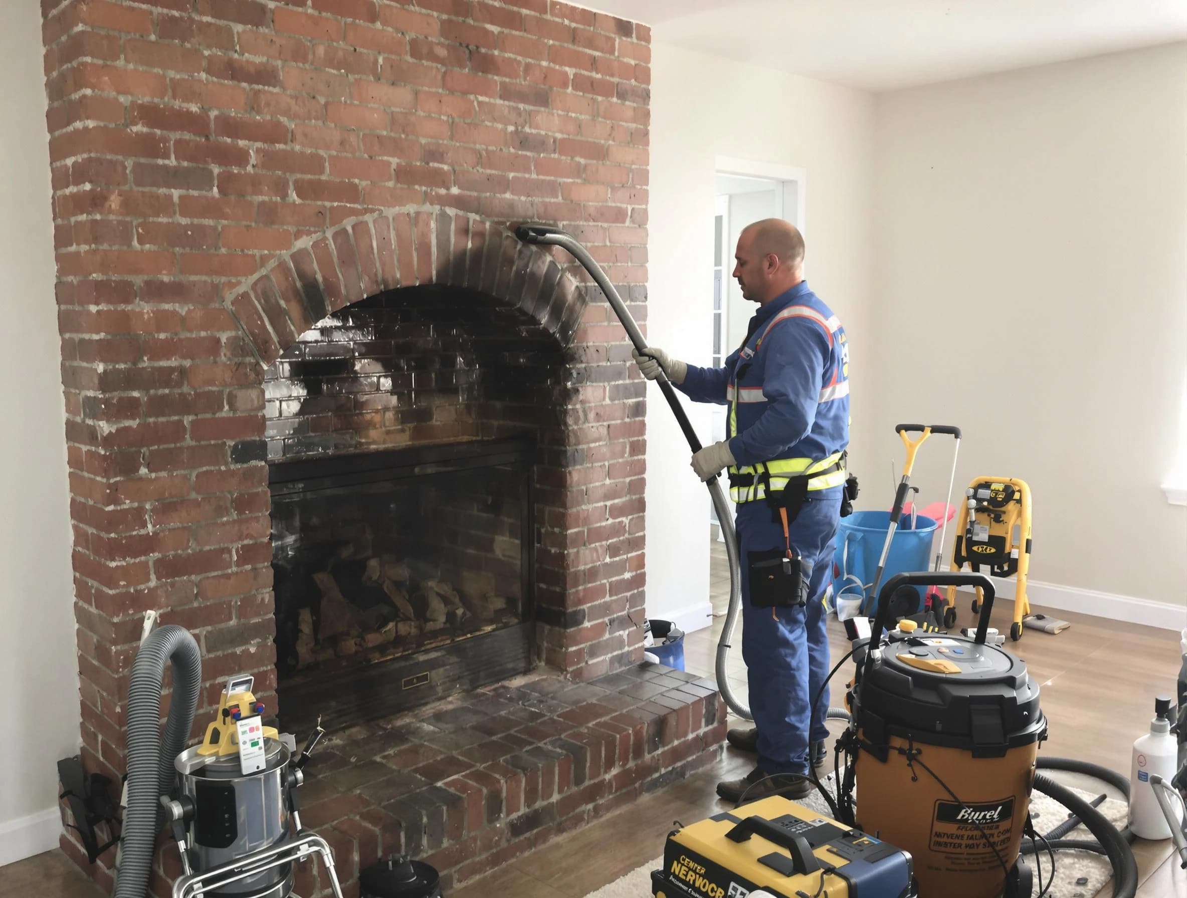 Columbia Chimney Sweep expert performing detailed chimney sweep in Columbia, TN
