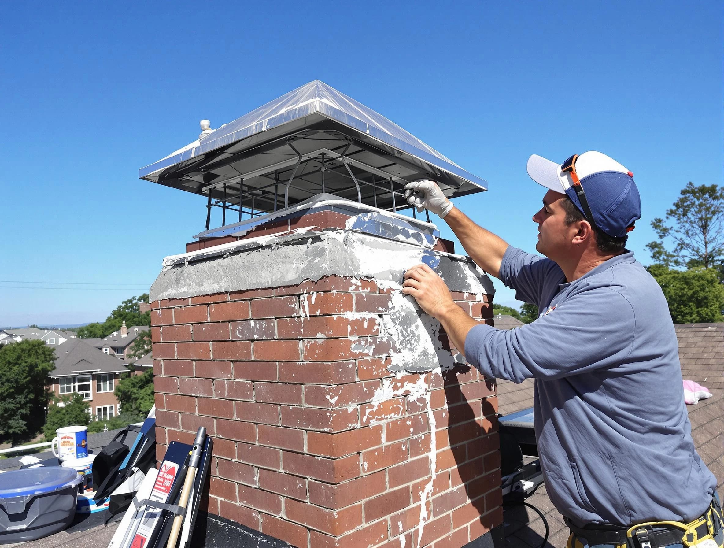 Chimney Crown Services service in Columbia, TN