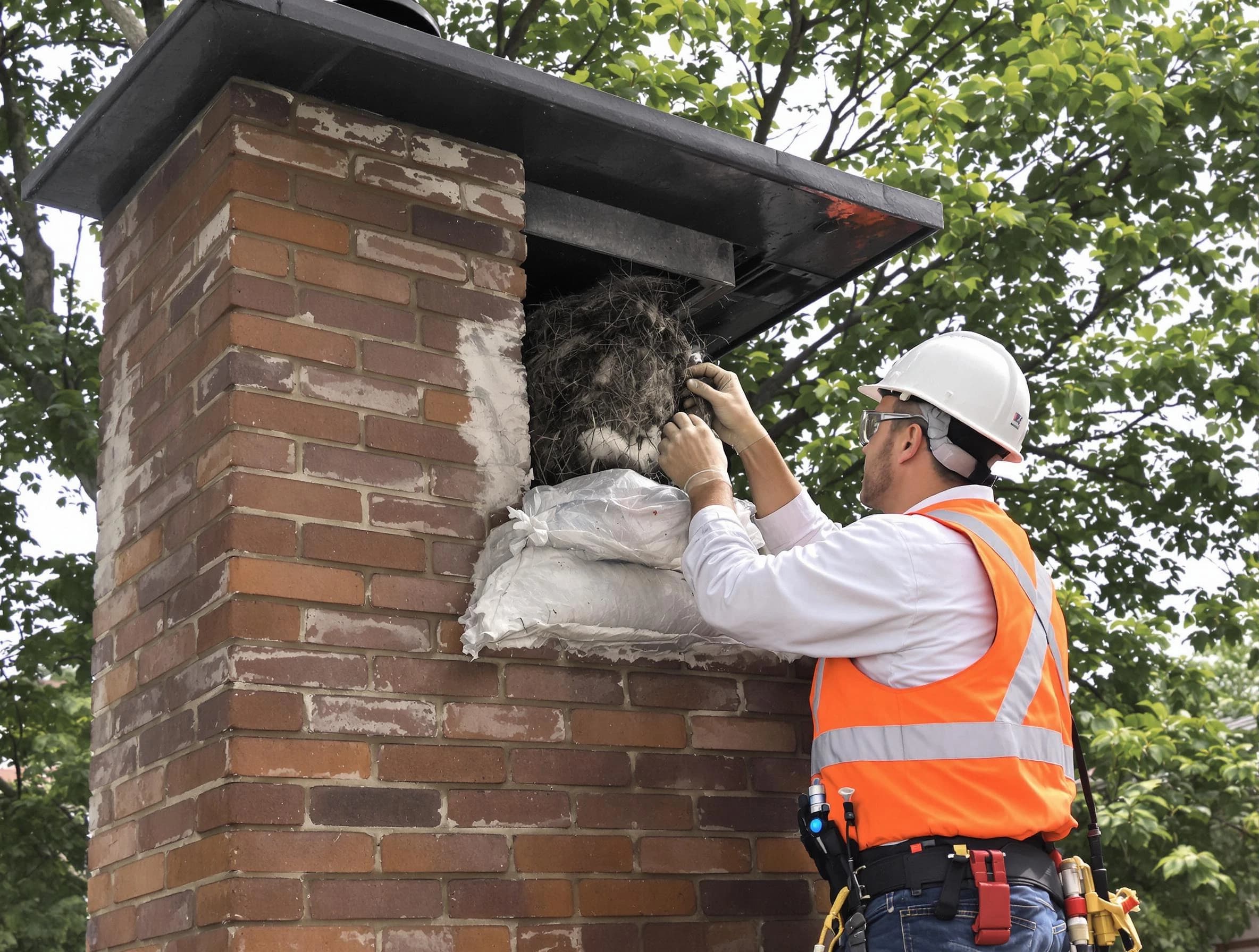 Humane removal of debris and animals by Columbia Chimney Sweep in Columbia, TN